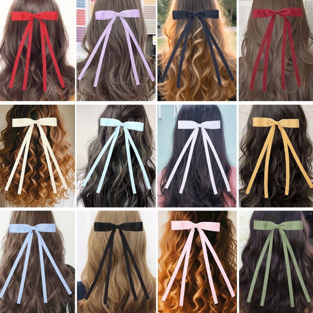 Ribbon Hair Bows - Picture 8 of 11